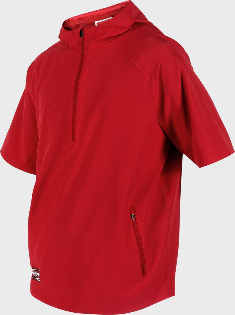 Rawlings ColorSync Short Sleeve Hooded Cage Jacket