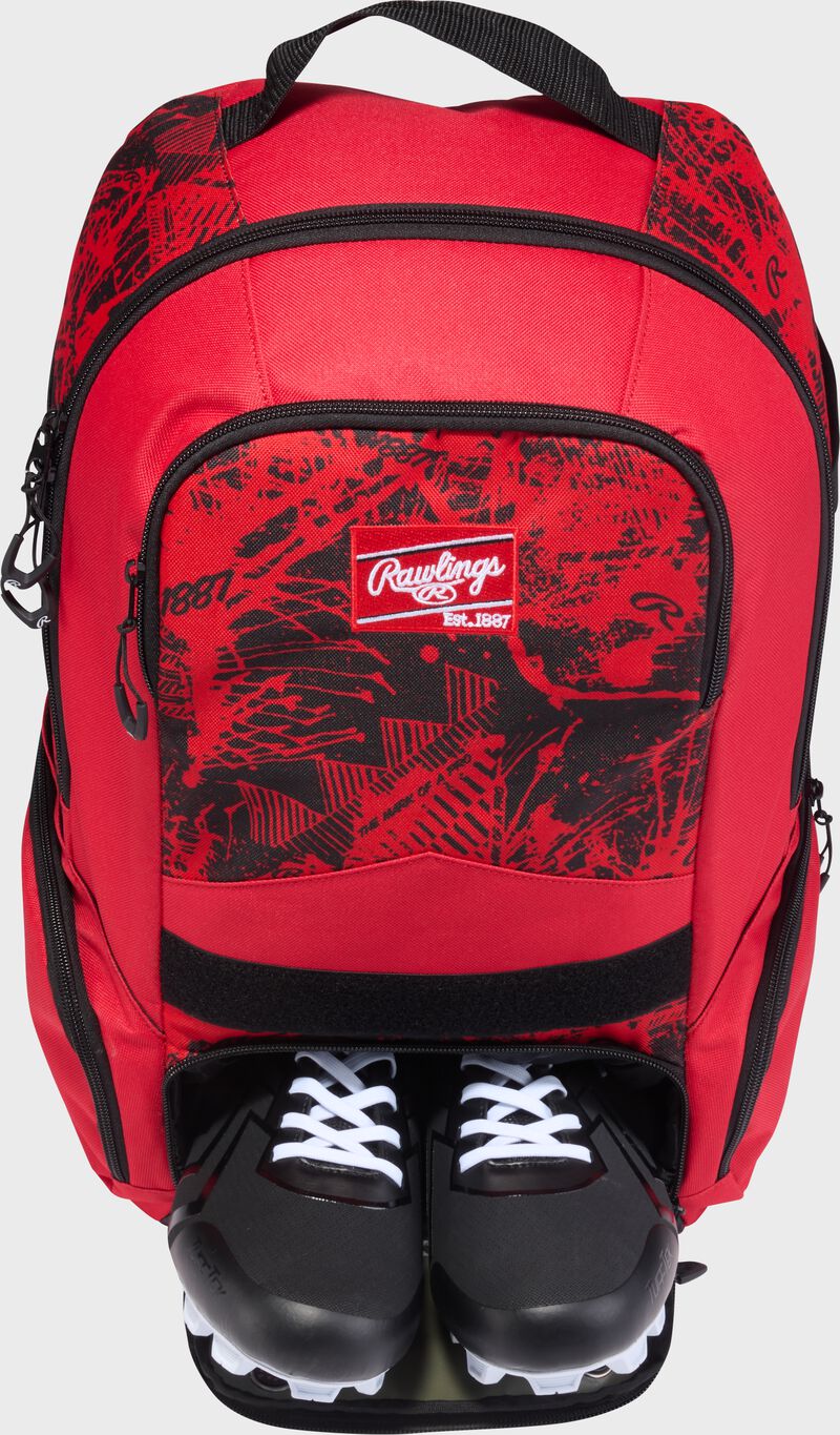 Rawlings Gamer Series Backpack, Scarlet