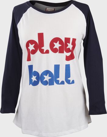 Women's Play Ball Raglan Sleeve T-Shirt