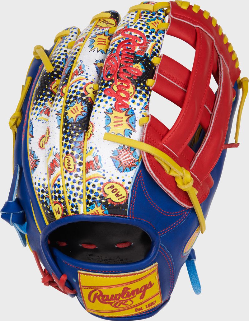 12.75-inch Rawlings Heart of the Hide ColorSync 9.0 Comic Outfield Glove