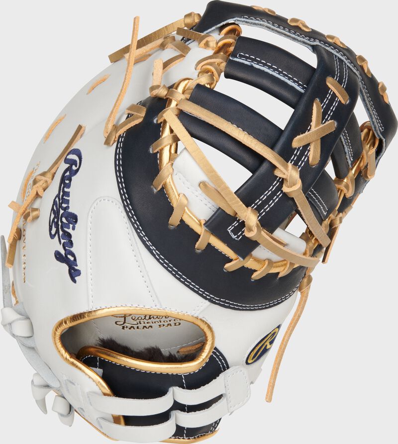 Liberty Advanced Color Series 13 in 1st Base Mitt, White/Navy, Left loading=