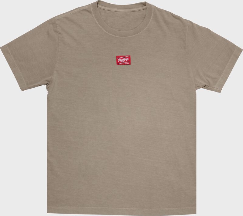 Rawlings Back To School Patch Tee, Sand, Adult S