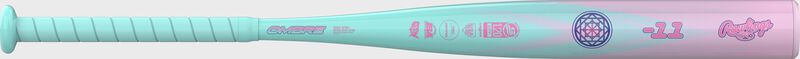 2027 Rawlings Ombre -11 Fastpitch Softball Bat, 26 in