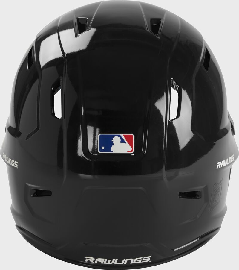 Back view of Rawlings Mach Gloss Batting Helmet - SKU: MCH01A