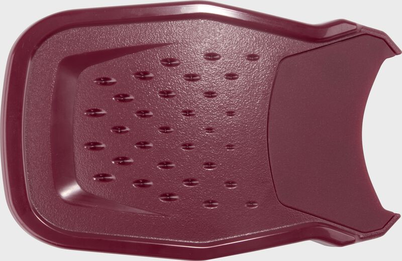 A maroon Rawlings RX2 Reverse adjustable batting helmet extension