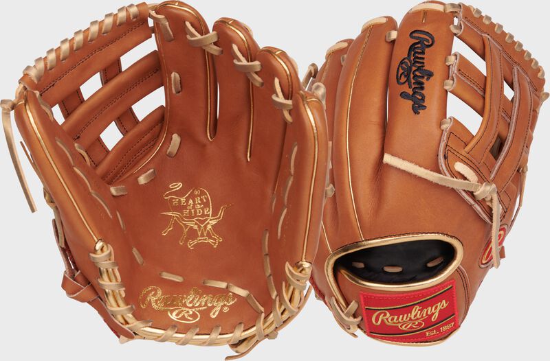 2 images showing the palm and back of a Sierra Romero Heart of the Hide glove - SKU: PROSR32