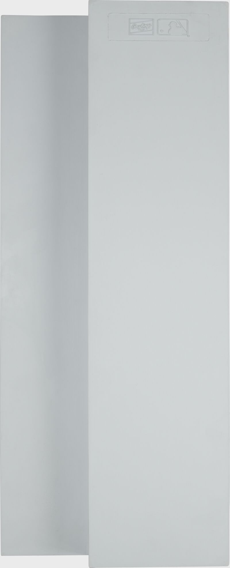 Top of a white Rawlings step down pitching rubber - SKU: RSDPR loading=
