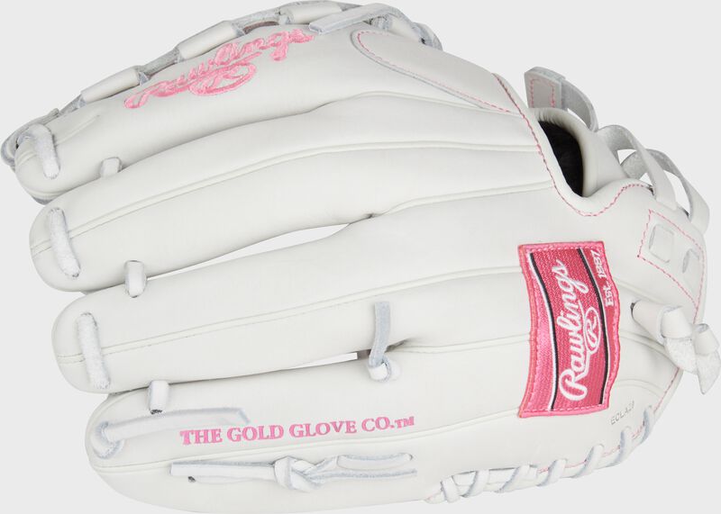 Liberty Advanced Color Series 12 in Fastpitch Glove, White/Pink, Right loading=