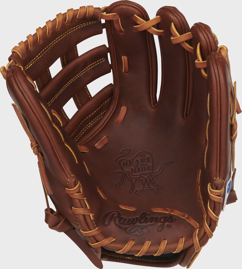 Shell palm view of 2021 Nolan Arenado Heart of the Hide infield glove
