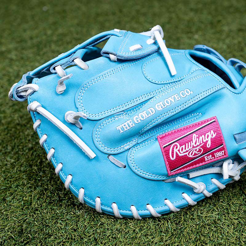 Rawlings Heart of the Hide 34-inch Fastpitch Softball Catcher's Mitt, Right Hand Throw