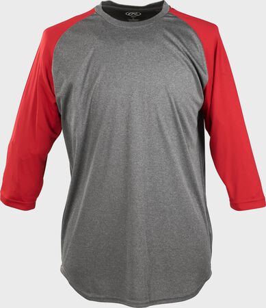 Rawlings 3/4 Sleeve Performance Jersey Shirt, Adult & Youth