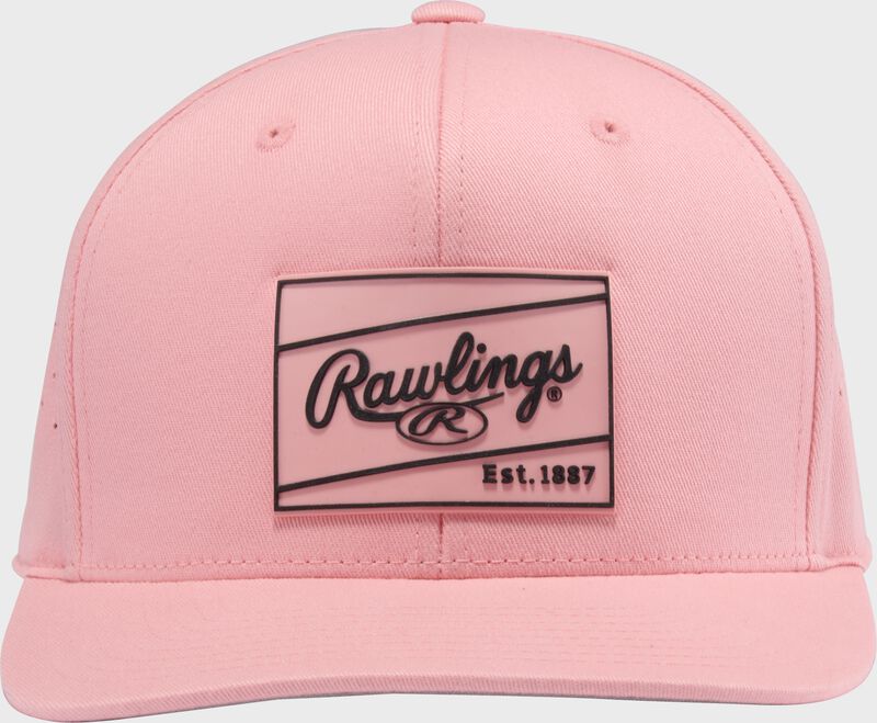 Rawlings Peach Performance Curved Bill Snapback Hat