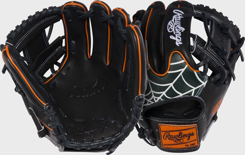 Rawlings Halloween Heart of the Hide 11.5-Inch Infield Glove, Right Hand Throw