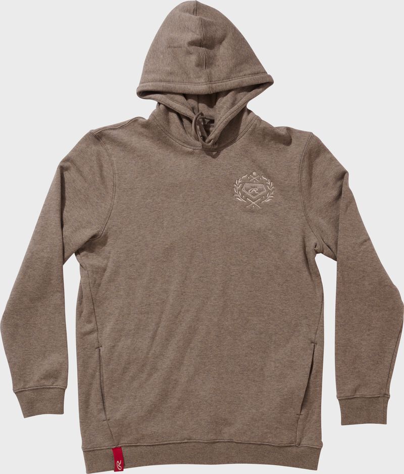 Rawlings x The Normal Brand Puremeso Fleece Hoodie, Dark Tan, Adult 3XL