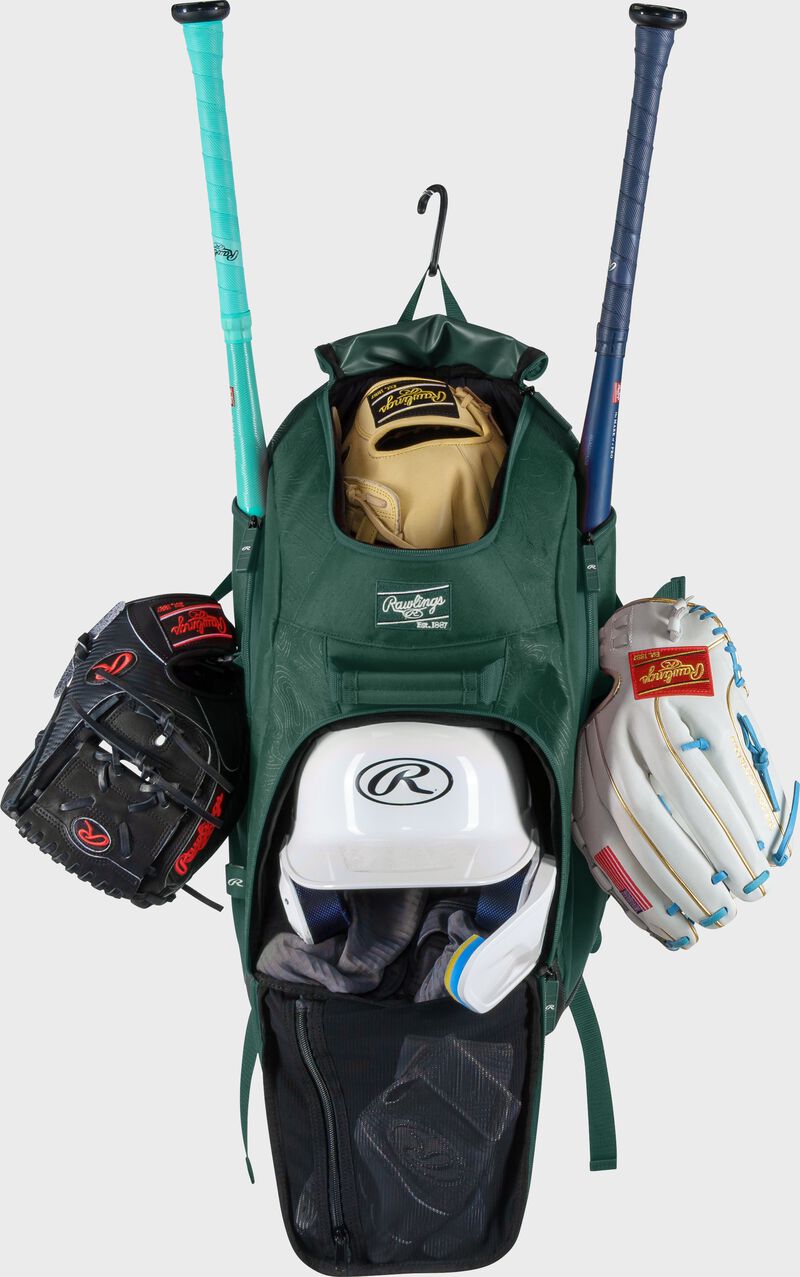 Franchise 2 Players Backpack, Dark Green