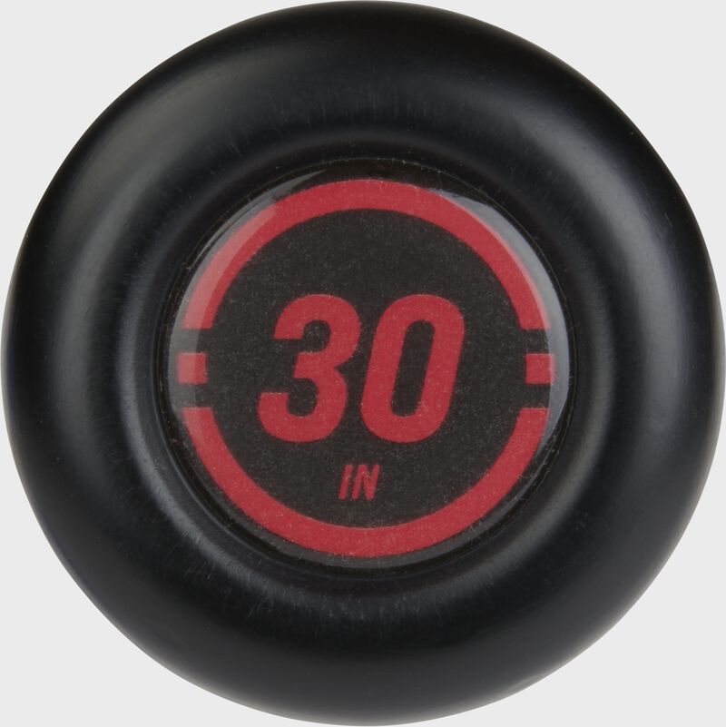 Black knob of a Rawlings 5150 USSSA bat - SKU: RUT3510 loading=