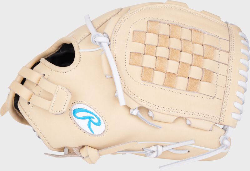 Thumb of a camel Heart of the Hide Softball 12.5" fastpitch glove with a camel Basket web - SKU: PRO125SB-3C loading=