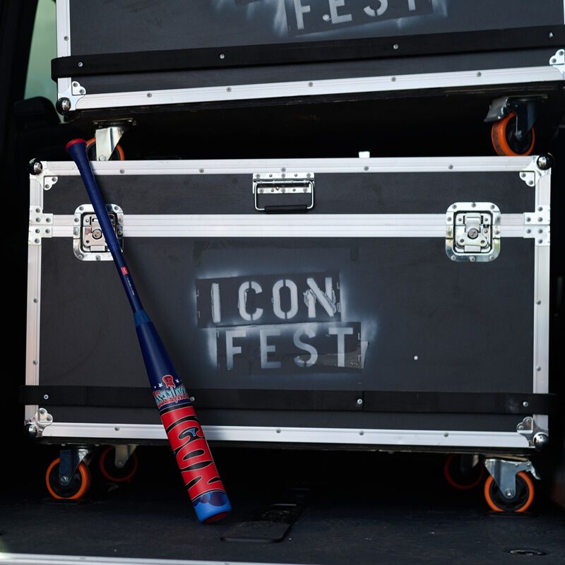 Rawlings Icon Fest Navy -3 BBCOR Baseball Bat, 34 in