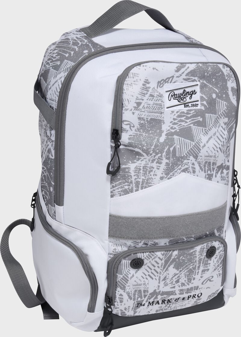 Rawlings Gamer Series Backpack, White