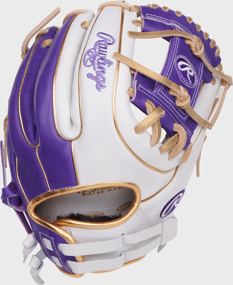 Liberty Advanced Color Series 11.75 in Infield Glove, White/Purple, Right loading=