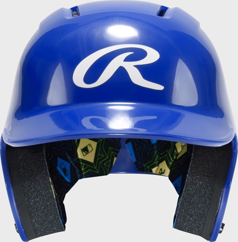 Rawlings CoolFlo Max Youth Batting Helmet, Royal, M/L