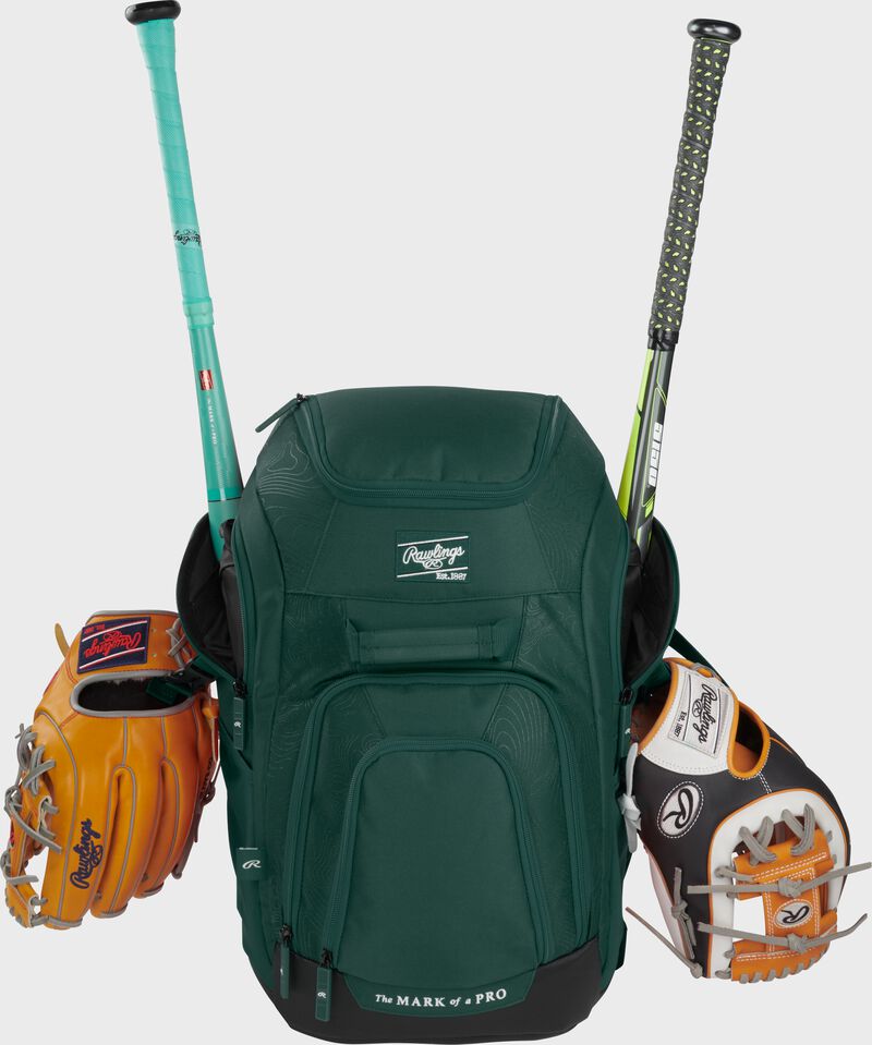 Franchise 2 Players Backpack, Dark Green