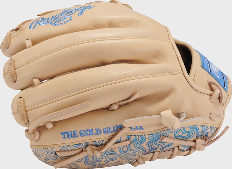 Back of a Heart of the Hide 11.5-inch Fastpitch Softball Glove
