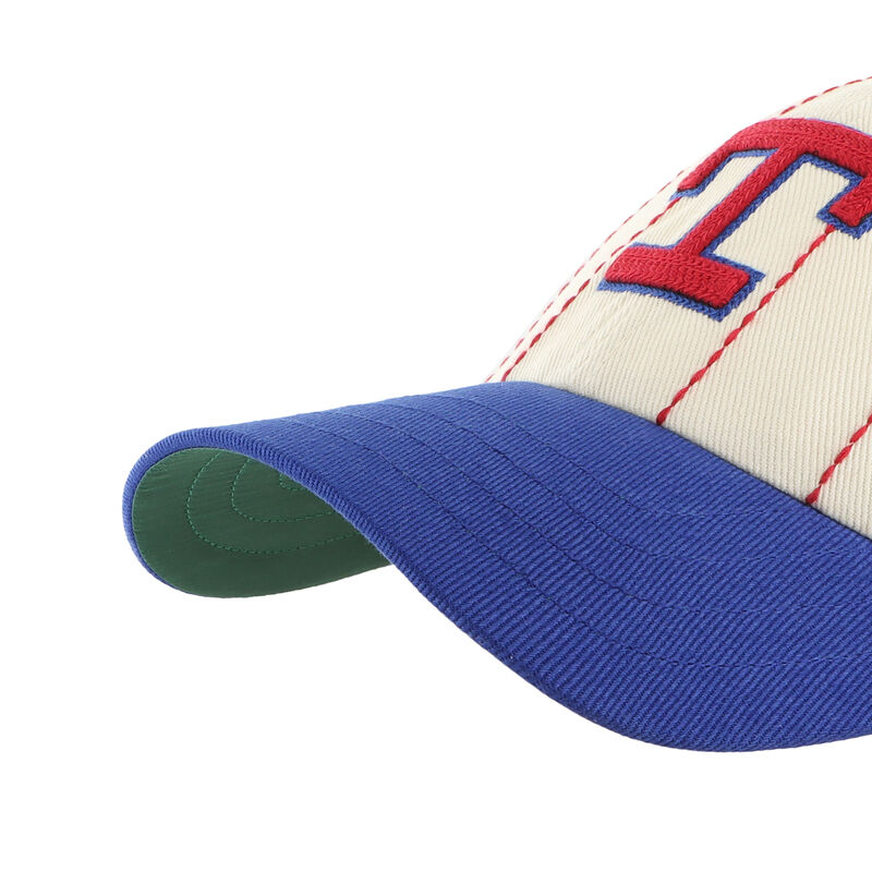Texas Rangers Rawlings '47 Brand Pinstripe Clean Up Hat