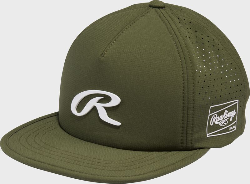 Rawlings Dark Green Buckle Clip Flex Hat
