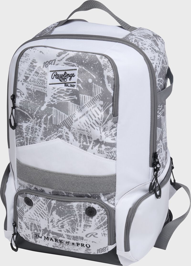 Rawlings Gamer Series Backpack, White