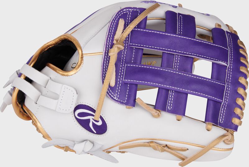 Liberty Advanced Color Series 12.75 in Outfield Glove, White/Purple, Right loading=