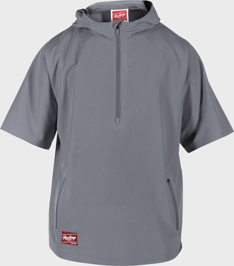 Rawlings ColorSync Short Sleeve Hoodie, Adult 3XL, Blue Gray