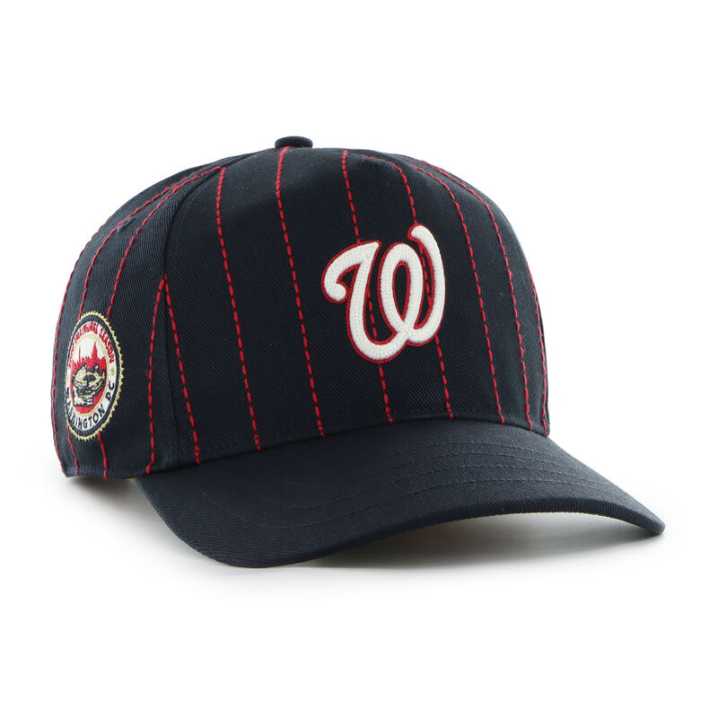 Washington Nationals Rawlings '47 Brand Pinstripe Hitch Hat