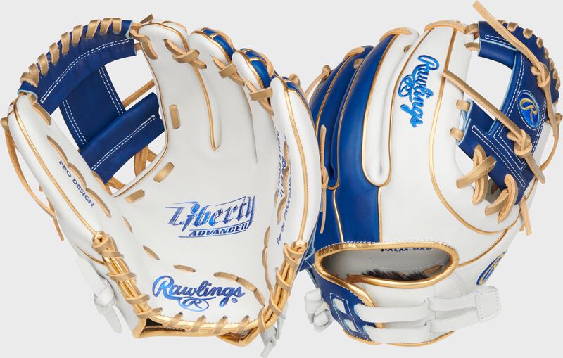 Liberty Advanced Color Series 11.75 in Infield Glove, White/Royal, Right loading=