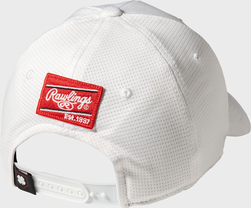 Snapback back of a white Black Clover post season hat - SKU: BCR3PS00571 loading=
