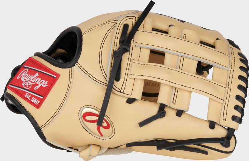 Thumb of a Camel Gameday 57 Series Manny Machado Pro Preferred infield glove with a H-web - SKU: PROSNP6-MM13
