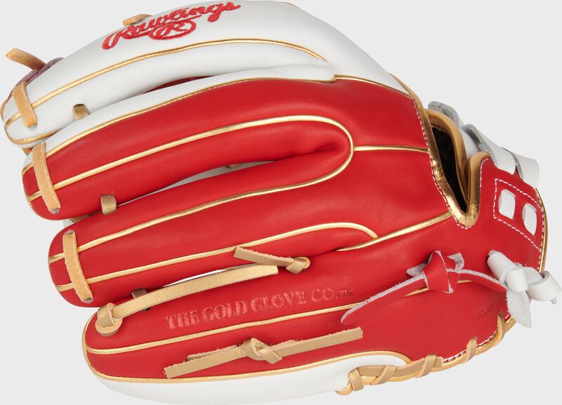 Liberty Advanced Color Series 11.75 in Infield Glove, White/Scarlet, Right loading=