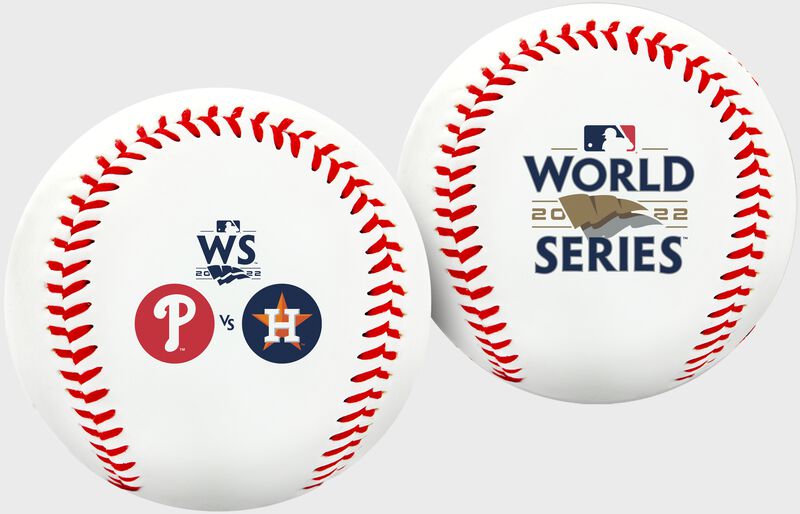 2022 World Series Dueling Teams Replica Baseball Rawlings