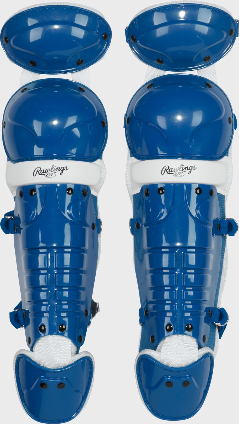 A set of royal Rawlings Players 3 Series leg guards