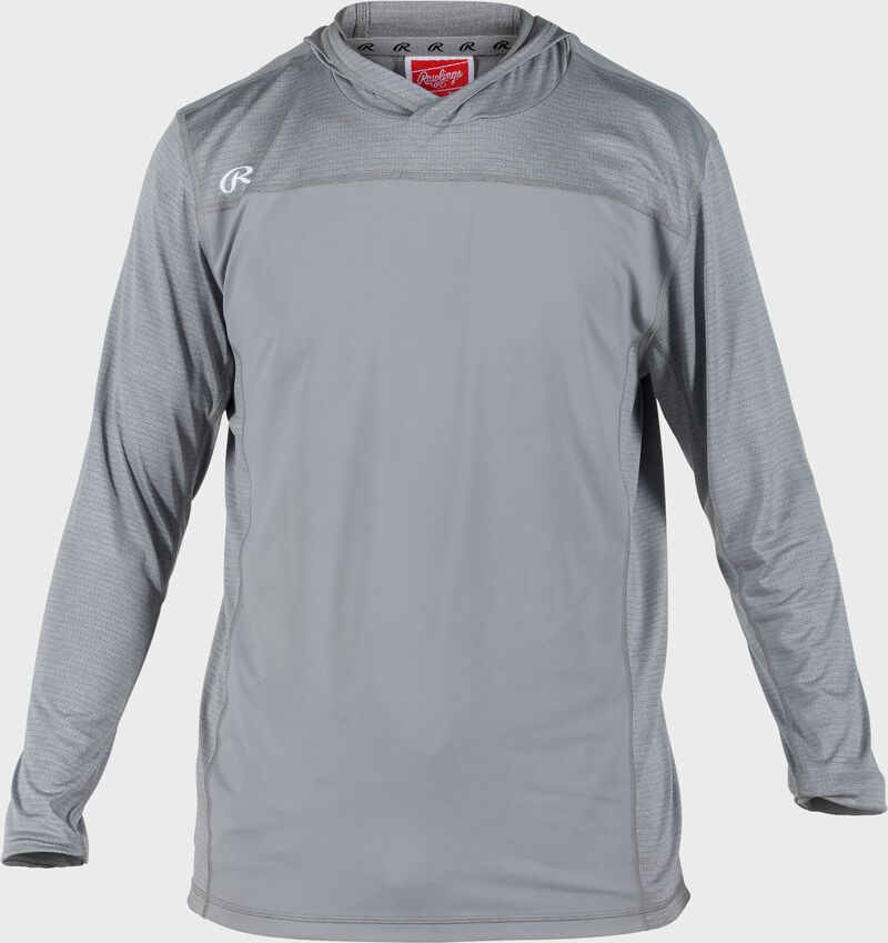Rawlings ColorSync Lightweight Hoodie, Youth S, Blue Gray