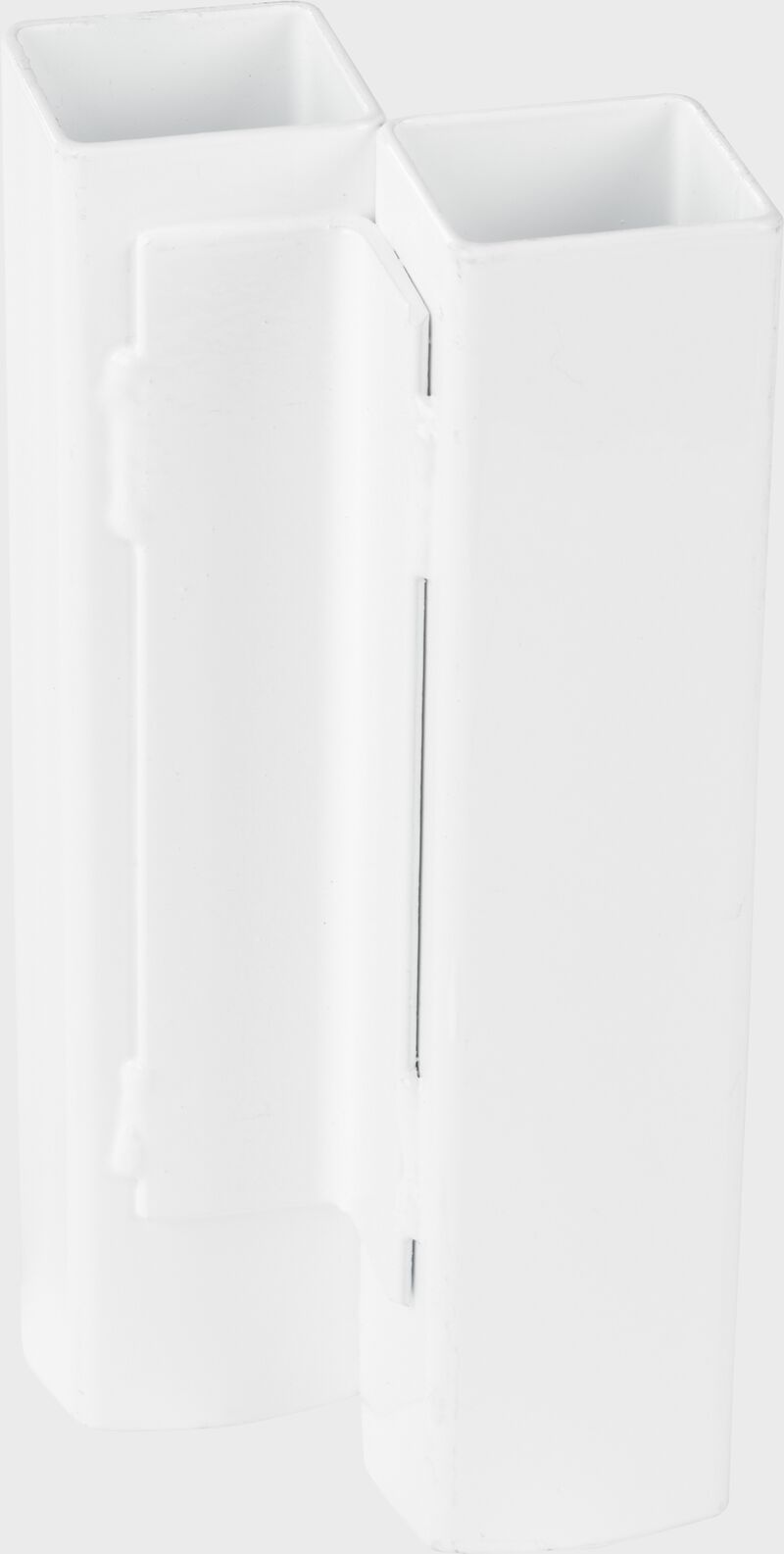 Front side view of a white Rawlings dual ground anchor - SKU: RDGA