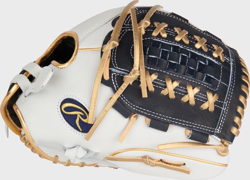Liberty Advanced Color Series 12.5 in Fastpitch Glove, White/Navy, Right loading=