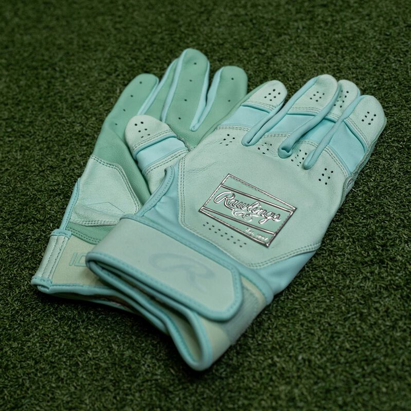 Rawlings Icon Batting Gloves, Mint, Adult XL