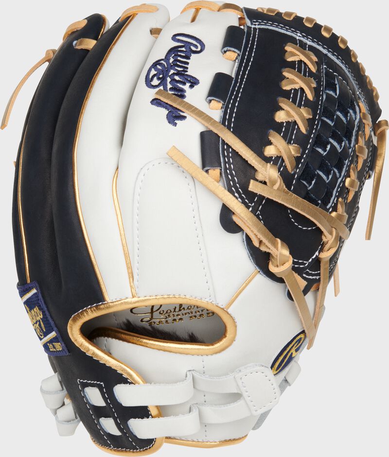 Liberty Advanced Color Series 12.5 in Fastpitch Glove, White/Navy, Right loading=