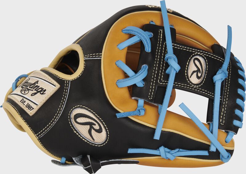 Thumb of a tan/black Heart of the Hide R2G 11.75" infield glove with a black I-web - SKU: PROR315-2TB