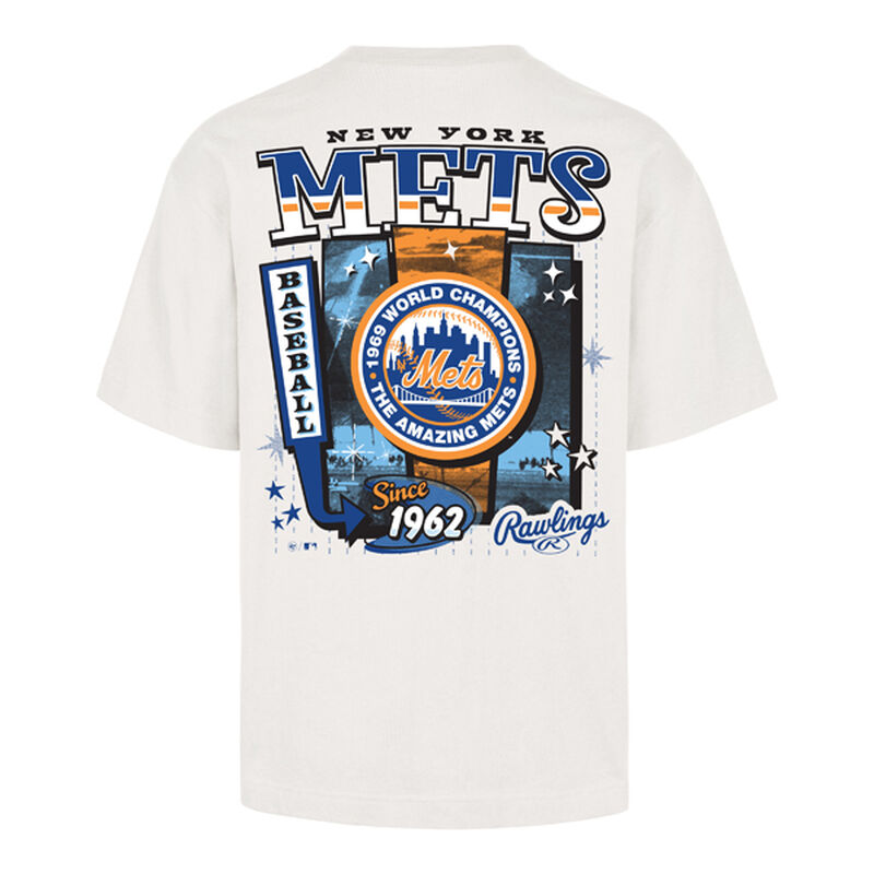 New York Mets Rawlings x '47 Brand Foundation Tee, Adult S