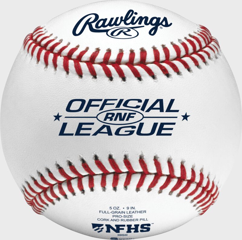 RNF NFHS official high school baseball with NFHS logo