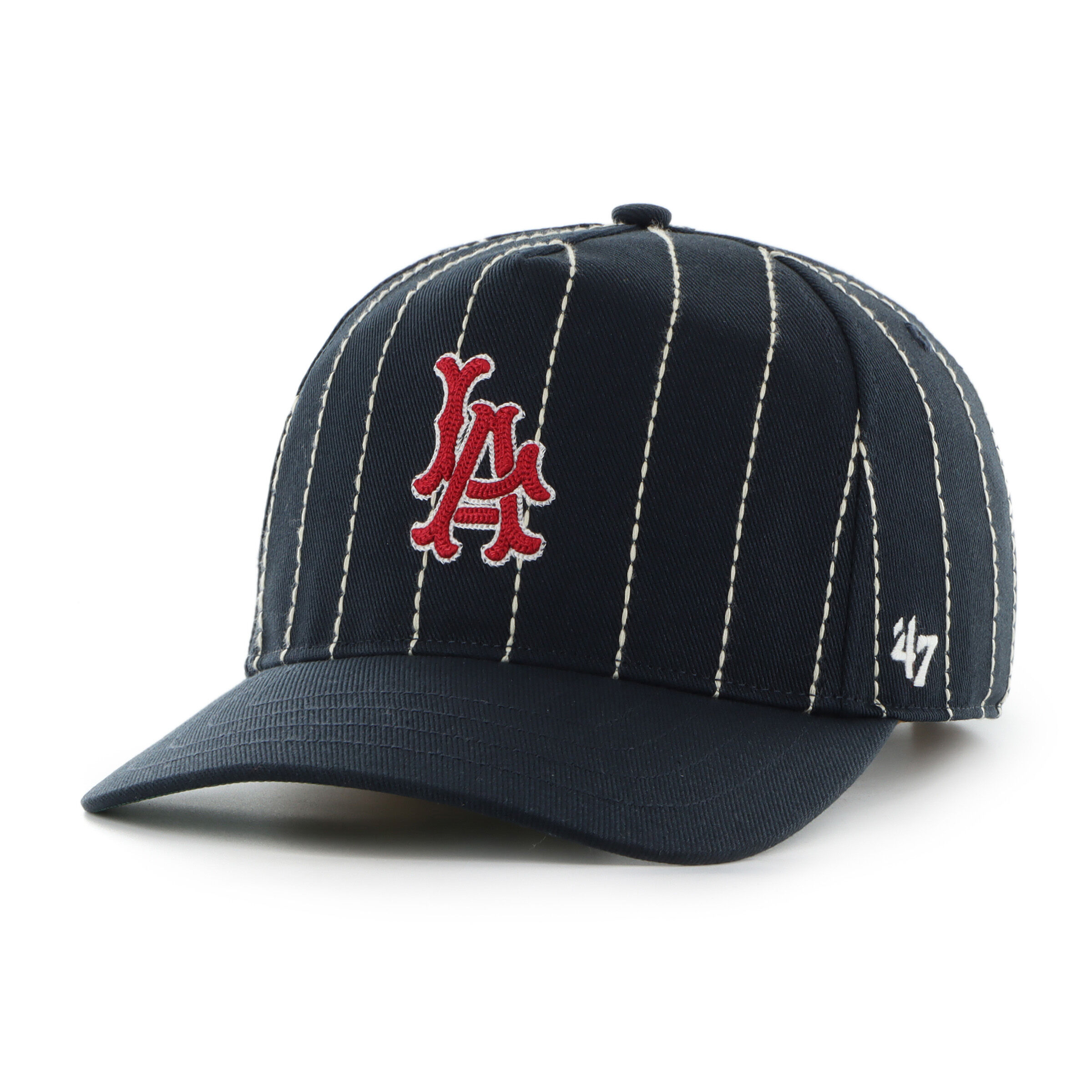 Los Angeles Angels Rawlings '47 Brand Pinstripe Hitch Hat