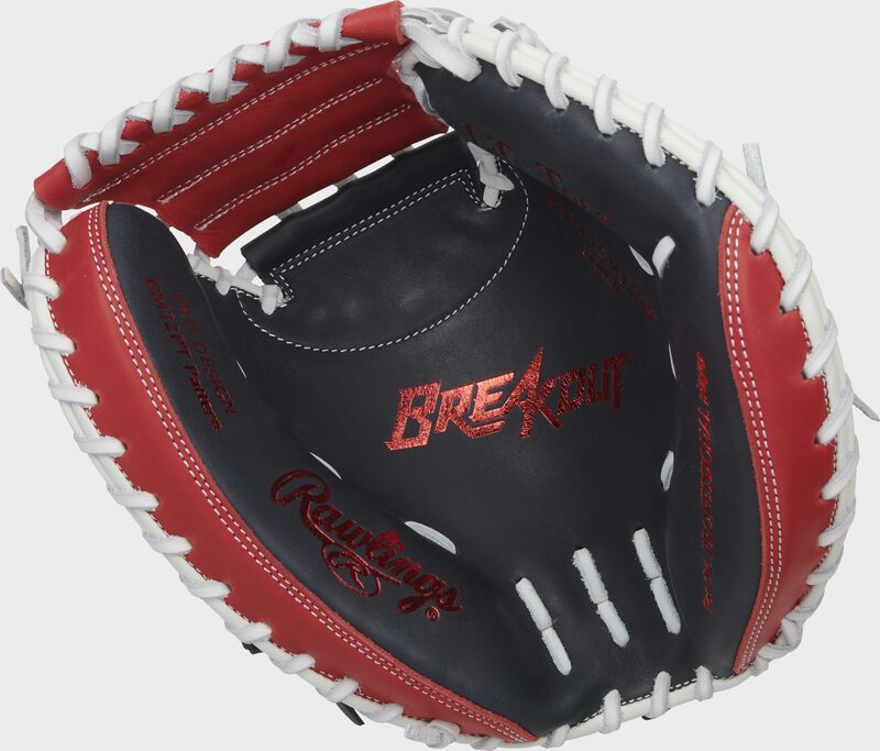 Shell palm view of 2022 Breakout 32-inch Youth Catcher's Mitt loading=