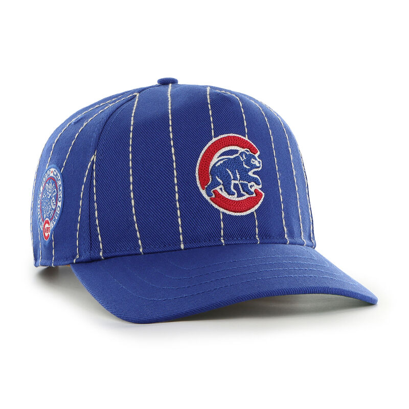 Chicago Cubs Rawlings '47 Brand Pinstripe Hitch Hat